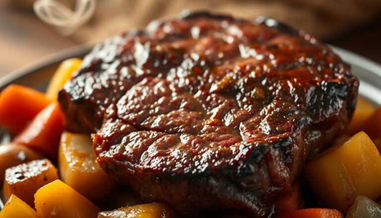 slow cooked round steak